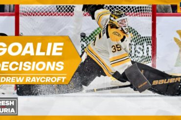 Andrew Raycroft on how the Bruins could utilize their goalies in the playoffs