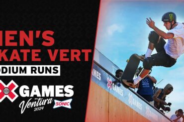 Men’s Skateboard Vert: Top 3 Runs | X Games Ventura 2024