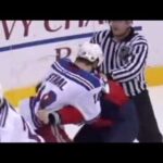 Semin fights M. Staal - first slap fight in NHL history