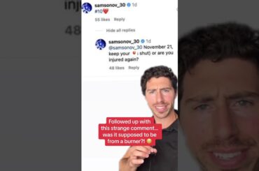 Did Ilya Samsonov accidentally troll Linus Ullmark on Instagram?! 😳☠️