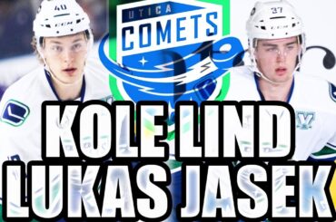 LUKAS JASEK 5 POINTS IN 2 GAMES / KOLE LIND FIRST UTICA COMETS GAME (VANCOUVER CANUCKS PROSPECTS)