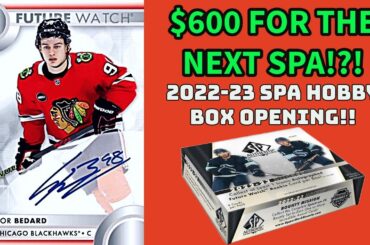 OPENING A 2022-23 SP AUTHENTIC HOBBY BOX!! 2023-24 PRE ORDERS LOOK SCARY!!