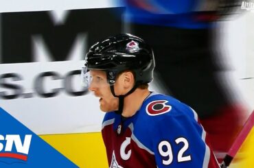 Gabriel Landeskog Left All Alone Roofs Goal Past Jaroslav Halak