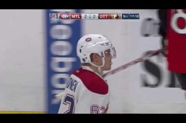 Artturi Lehkonen First NHL Goal against the Ottawa Senators (16/10/16)