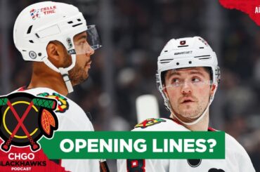 Predicting the Chicago Blackhawks Opening Night Lineup | CHGO Blackhawks Podcast