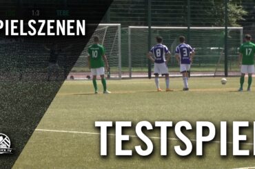 Füchse Berlin Reinickendorf - Tennis Borussia Berlin U19 (Testspiel) - Spielszenen | SPREEKICK.TV