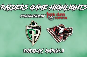 Frank Dunn Toyota Highlights: Raiders 8, Hitmen 3