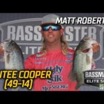 Matt Robertson leads Day 2 of Bassmaster Elite at Santee Cooper with 49 pounds, 14 ounces