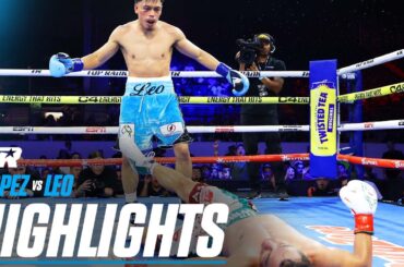 Angelo Leo SLEEPS Venado Lopez In KO Of The Year Candidate | FIGHT HIGHLIGHTS