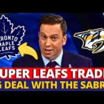 HUGE NEWS! BUFFALO SABRES STAR HEADING TO LEAFS! A BIG TRADE HAPPENING IN THE NHL? MAPLE LEAFS NEWS