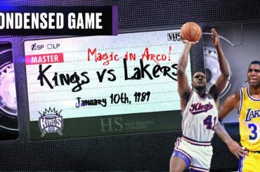 Kings find some MAGIC against the Showtime Lakers! | Condensed Games | 1.10.1989