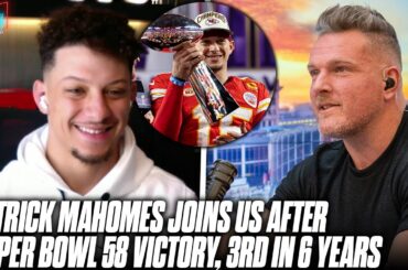 Patrick Mahomes Joins Us After Third Super Bowl Win, Already Focusing On First 3-Peat In History