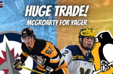 Winnipeg Jets trade Rutger McGroarty to Penguins for Brayden Yager!