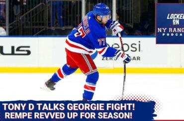 Tony DeAngelo talks FIGHT with Alex Georgiev!! Matt Rempe on fighting, goals with Rangers and more!