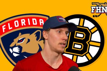 Niko Mikkola, Panthers Postgame: Boston Bruins 3, Florida 2 (OT)