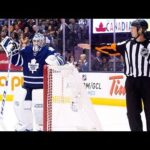 Jonathan Bernier Gets Scored On From 174 Foot Shot (HD)