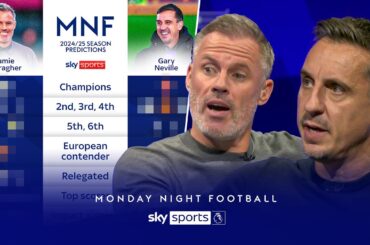 Jamie Carragher and Gary Neville give their 2024/25 season predictions! 🔮