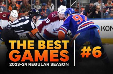 #6: Avs/Oilers thrilling OT Buzzer Beater  🏔 Best Regular Season Games 2023-24 | 3/16/24