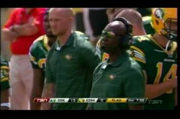 CFL 2013 SASKATCHEWAN ROUGHRIDERS AT EDMONTON ESKIMOS