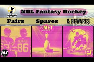 NHL Fantasy Hockey 2024 - Pairs, Spares & Bewares - Metro