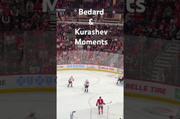 Kurashev & Bedard moments #nhl #shorts #nhlshorts #bedard #kurashev