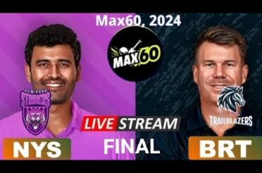 Live: CT vs NYS Max60 Caribbean League Live Caribbean Tigers vs New York Strikers Final Match