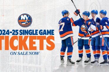 New York Islanders Single-Game Tickets On Sale Now