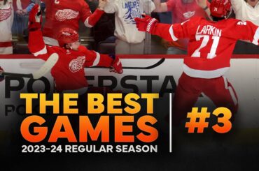 #3 Wings Don't Stop Believin 🐙 Best Regular Season Games 2023-24 | 4/15/24