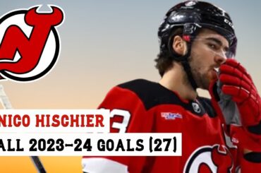 Nico Hischier (#13) All 27 Goals of the 2023-24 NHL Season