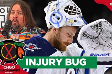 Breaking: Chicago Blackhawks goaltender Laurent Brossoit out 5-7 weeks | CHGO Blackhawks Podcast