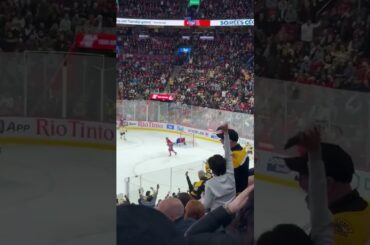 Brad Marchand Sets Up Jake Debrusk’s OT Winning Goal vs Montreal Canadiens🤯 #bostonbruins