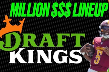 DRAFTKINGS NFL Week 1| 1st Look LINE UP STRATEGY