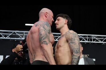 FIREWORKS! Barry Hall vs Curtis Scott • FULL WEIGH-IN & HEATED final FACE-OFF