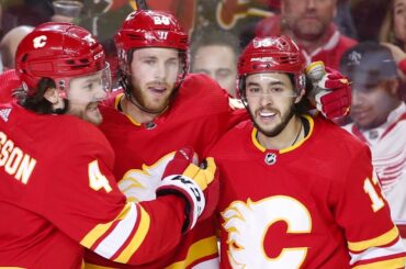 Calgary Flames fans mourn 'Johnny Hockey' outside Saddledome