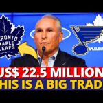 LEAFS SIGNING FORWARD FROM ST. LOUIS BLUES! A EXCELLENT TRADE HAPPENING IN THE NHL? MAPLE LEAFS NEWS