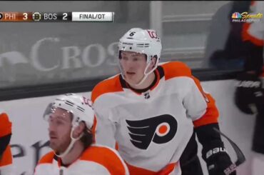 Travis Sanheim's OT Winner! - Flyers vs Bruins (4/5/21)