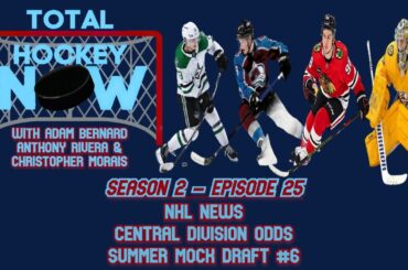 NHL Central Division Odds | Fantasy Mock Draft 6 | Total Hockey Now 🏒