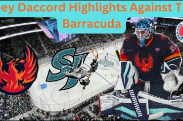 Joey Daccord 30 Saves Against San Jose Barracuda | Highlights