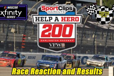 🔴 NASCAR Xfinity Series Sport Clips 200 @ Darlington Raceway | Play by Play, Live Leaderboard & More