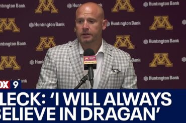 P.J. Fleck on kicker Dragan Kesich after UNC loss: 'I will always believe in him'