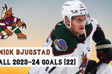 Nick Bjugstad (#17) All 22 Goals of the 2023-24 NHL Season