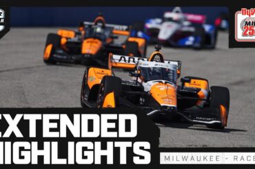 INDYCAR SERIES Official Extended Highlights | 2024 Hy-Vee Milwaukee Mile 250s - Race 2