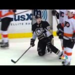 Brayden Schenn Crosschecks Sidney Crosby from Behind