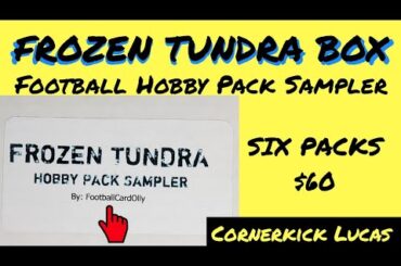 FROZEN TUNDRA FOOTBALL BOX! Hobby Pack Sampler from Football Card Olly!!