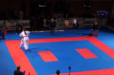 Karate1 PL & YC, Salzburg 2013 - TUBIC vs. BUCHINGER - Kumite fem. -68