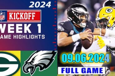 Green Bay Packers vs Philadelphia Eagles [4th- Qtr] FULL GAME WEEK 1  TODAY | NFL Highlights 2024