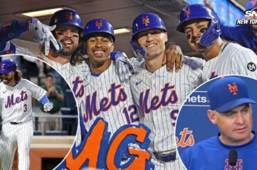 Jesse Winker & Carlos Mendoza talk after the Mets win their 7th straight game