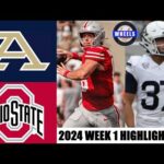 #2 Ohio State vs Akron | Full Game Highlights | 2024 College Football Highlights