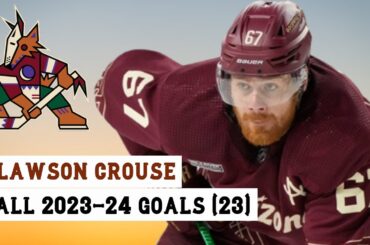 Lawson Crouse (#67) All 23 Goals of the 2023-24 NHL Season