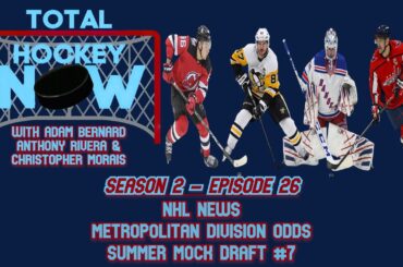 Metropolitan Division Odds | Fantasy Mock Draft 7 | Total Hockey Now 🏒